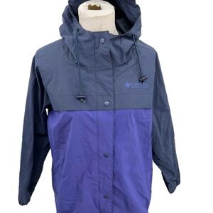 Columbia Navy and Purple Hooded Jacket SET!!